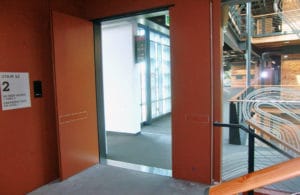 Federal Center South-Seattle, WA. Factory Painted Doors, matching inserts in exit devices